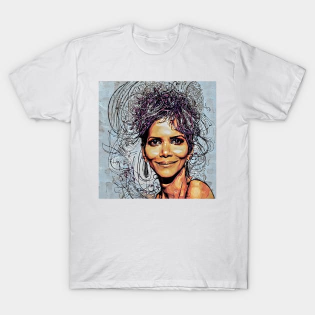 Smile of  Halle T-Shirt by bogfl